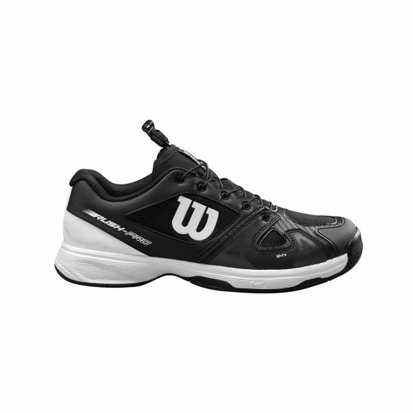 Wilson Rush Pro Black / White Junior Tennis Shoe