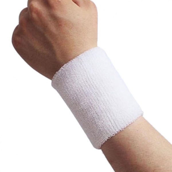 Star Single 12cm Wrist Band - White