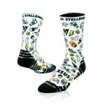 Versus Stellenbosch Doodles Active Crew Socks