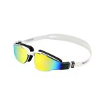 Aqualine Faze Mirror Swim Goggles - White