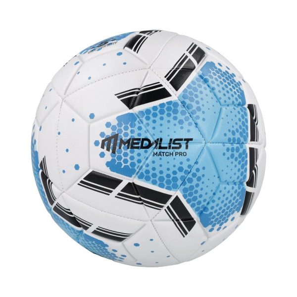 Medalist Match Pro White/Blue Soccer Ball #5