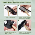 Snooker or Pool Cue Tip Tool 5 in 1 - Image 2