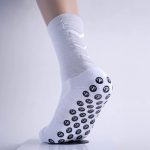 Premier Non Slip Calf Length Socks - White
