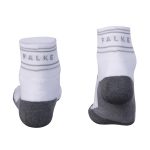 Falke Pressure Free Reflective Running Socks - White/Midgrey - Image 2