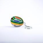 Gilbert Rugby South Africa Flag Keyring - Image 2