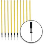 Set of 10 Slalom Poles with Spring Joint - Image 2