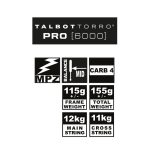 Talbot Torro PRO 6000 Squash Racket - Image 2